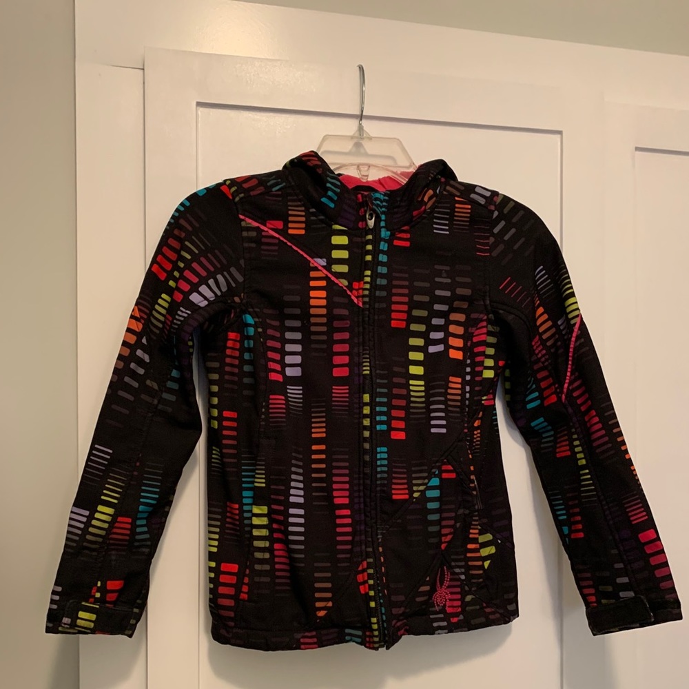 Girls Soft Shell Sypder Coat - S